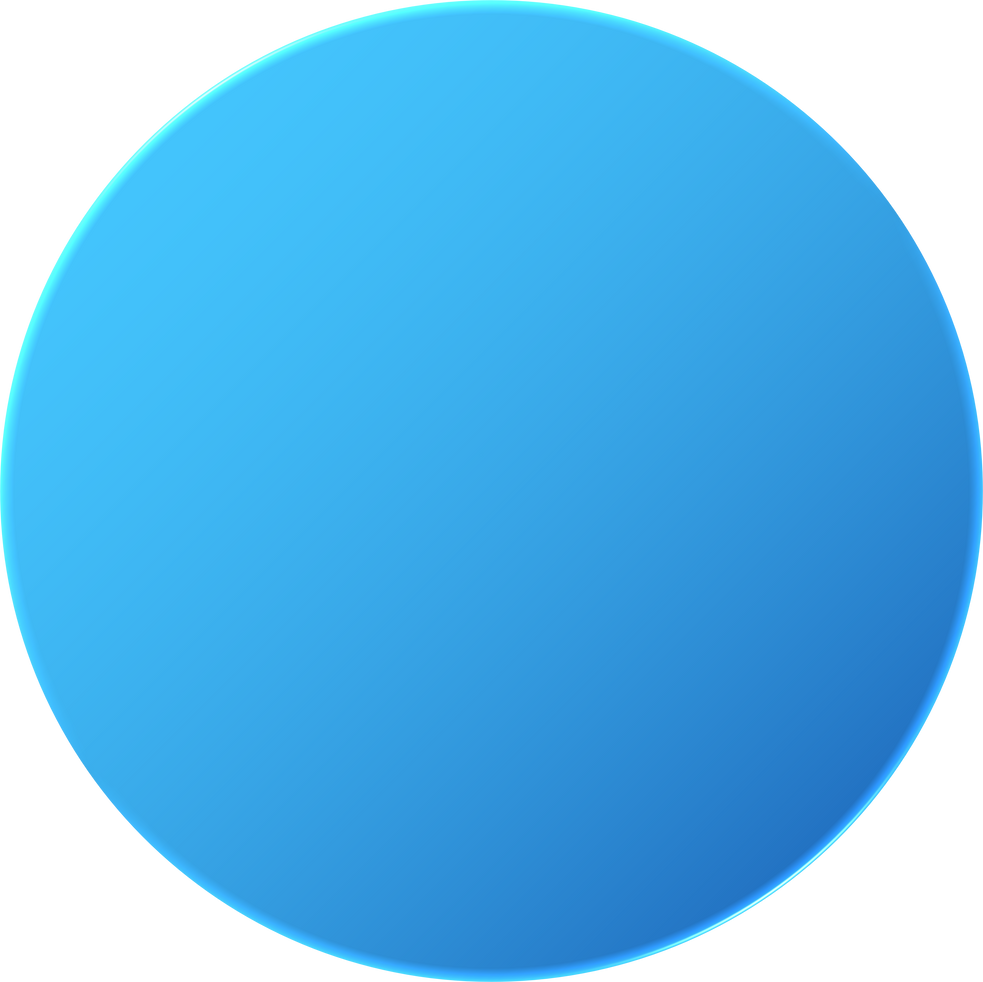 Blue Gradient Circle